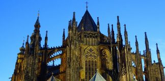 Where is Prague located? Town in heart of Europe