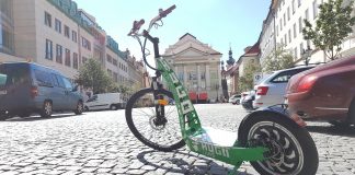 Hugo bike Prague – enjoy Prague with any effort with e-Scooter