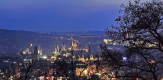 What is the Prague temperature in Winter?
