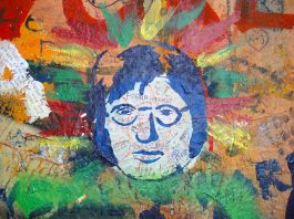 John Lennon Wall Prague - used to be ordinary like any other wall in Prague