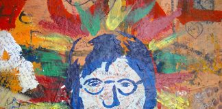 John Lennon Wall Prague - used to be ordinary like any other wall in Prague